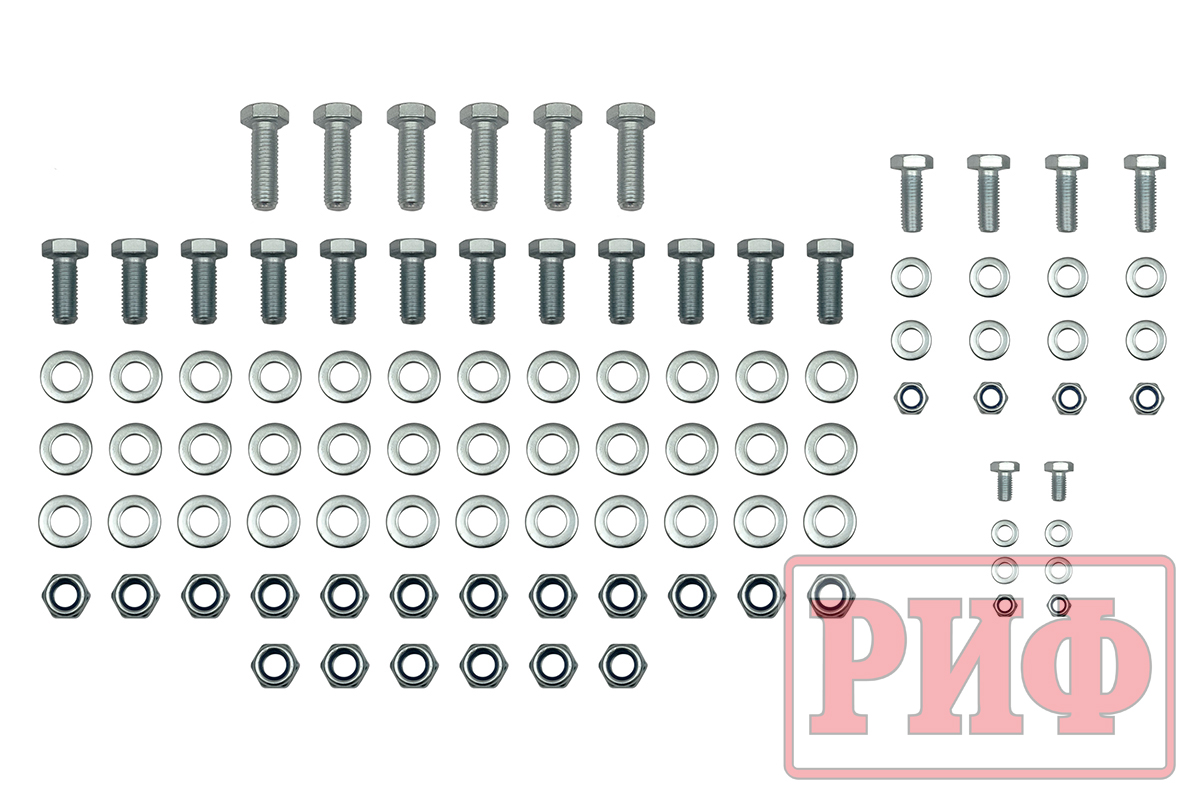 Бампер РИФ силовой задний для ГАЗ Соболь NN 4x4 с фонарями, калиткой, возможностью установки фаркопа, стандарт