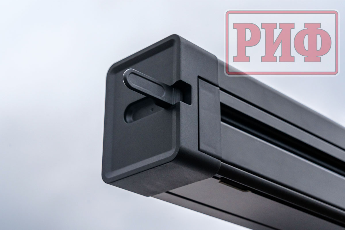 Маркиза автомобильная РИФ 2,13х2,5 м полуавтомат (винил) темно-серая