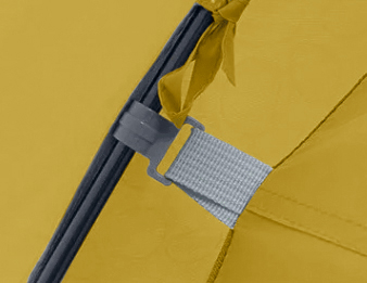 Палатка Naturehike P-Series 2-местная, алюминиевый каркас, желтая