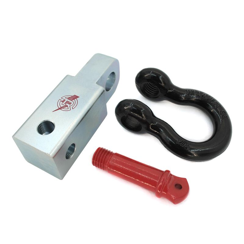 Переходник буксировочный в квадрат с шаклом (4.75т.) TR хром