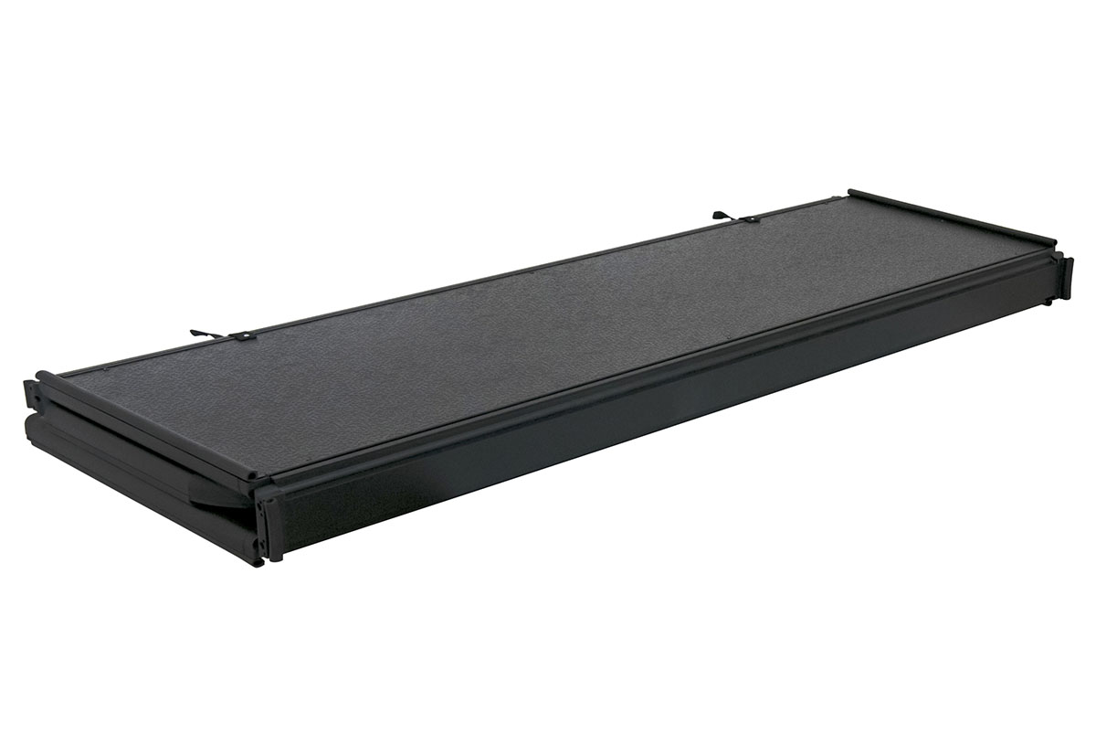 Крышка кузова Toyota Hilux Vigo 2005-2015 трёхсекционная, алюминиевая, черная