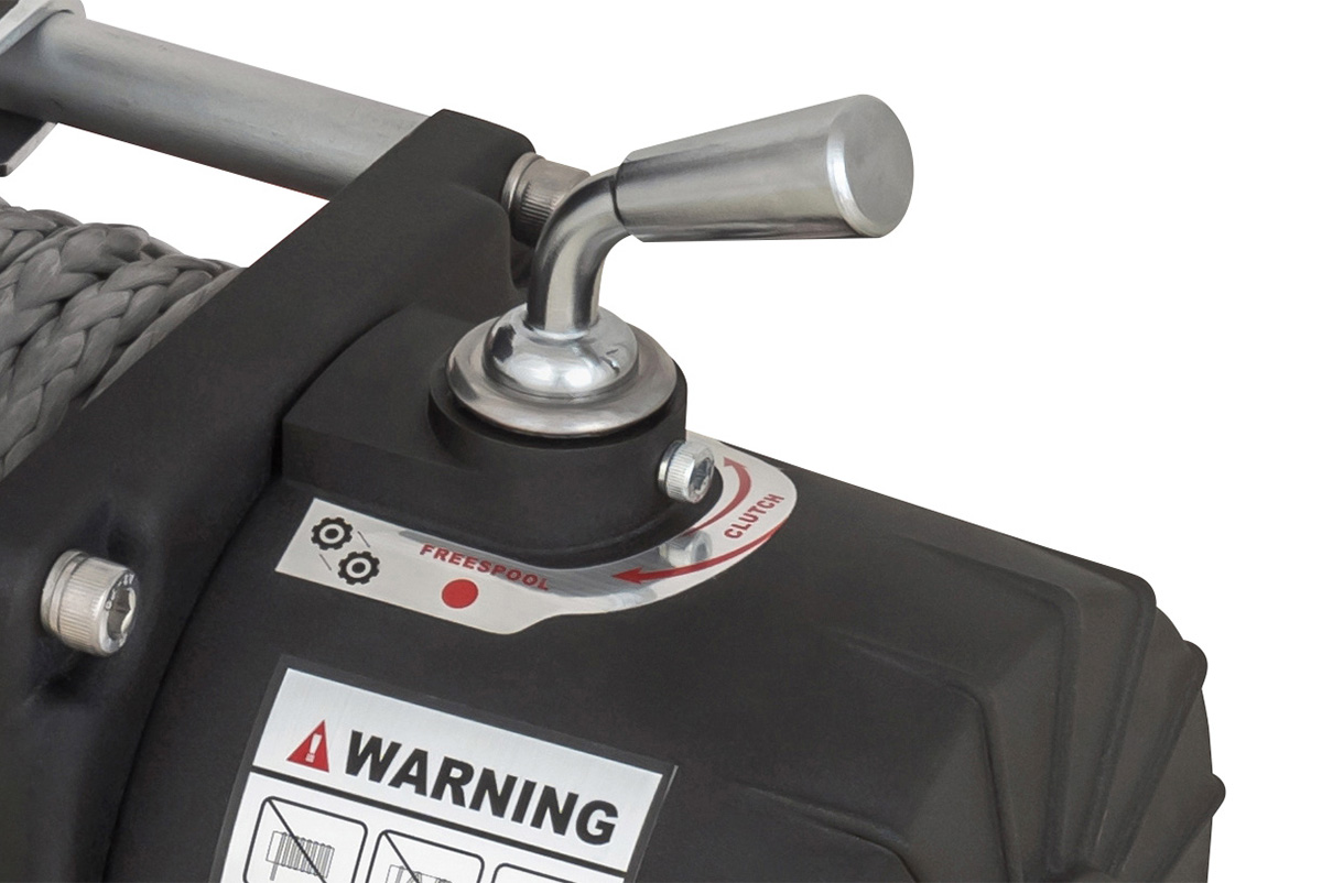 Лебёдка автомобильная электрическая 12V Runva EWX10000SSR 4500 кг (синтетический трос)