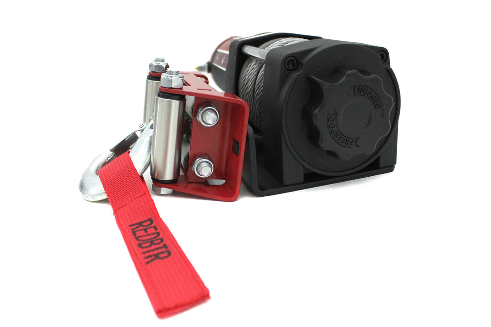 Лебедка для квадроцикла 12В 3000 lbs (1360 кг) (стальной трос)