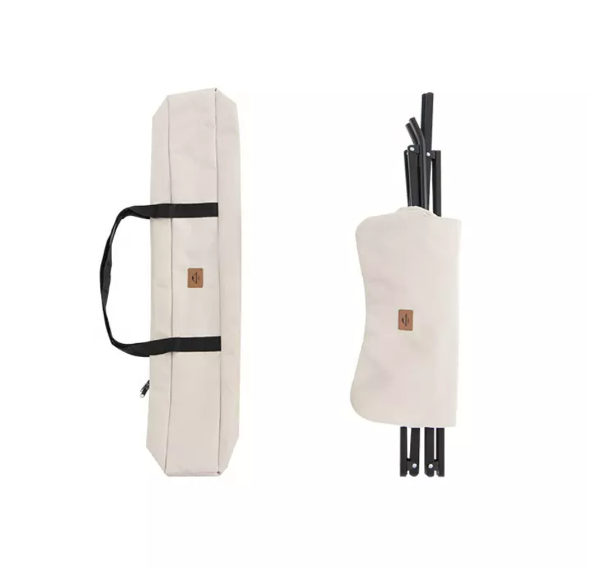 Кресло туристическое Naturehike складное, бежевое, до 120 кг