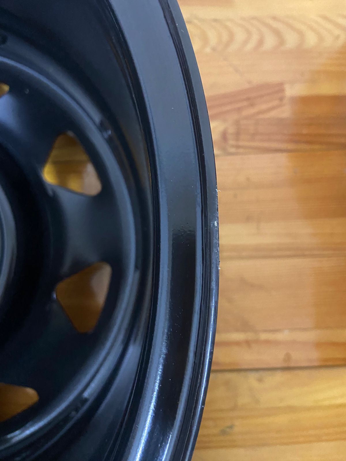 Диск усиленный Тойота Ниссан стальной черный 6x139,7 8xR16 d110 ET+30 (треуг. мелкий) (уценка)