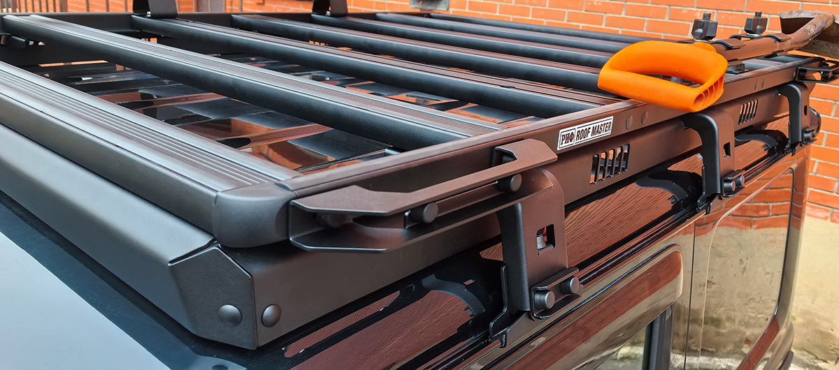 Багажник экспедиционный (платформа) алюминиевый РИФ 1250х1690 мм для Suzuki Jimny 2018+ (с крепежом)