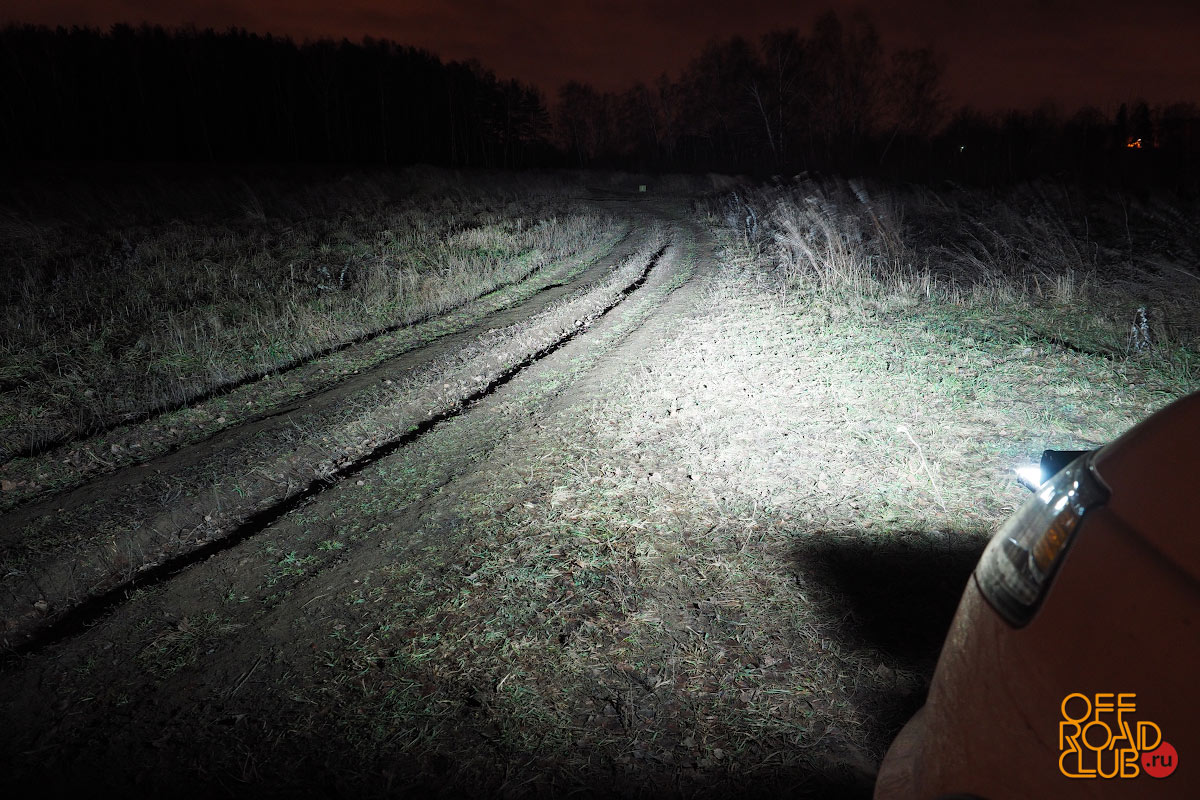 Светодиодная фара водительского света РИФ 167 мм 36W LED