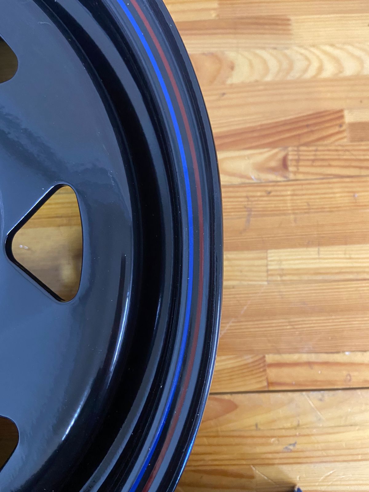 Диск усиленный Тойота Ниссан стальной черный 6x139,7 7xR17 d110 ET+30 (треуг. мелкий)(уценка)