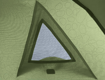 Палатка Naturehike P-Series 2-местная, алюминиевый каркас, салатовая