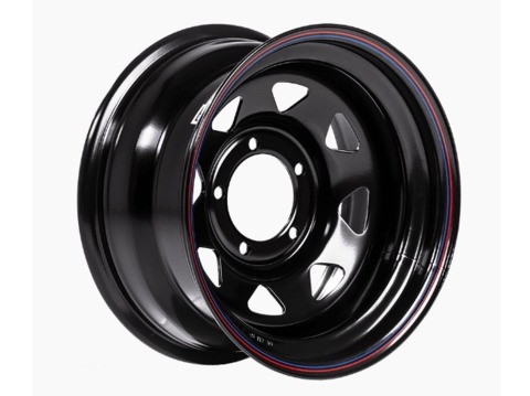 Диск колесный стальной штампованный ORW 78B, 5x139.7, 16x10, ET-44, ЦО 110, черный