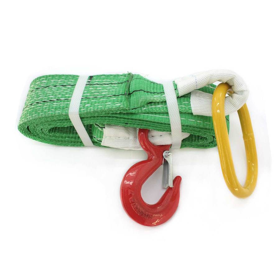 Стропа корозащитная TR 60 мм х 2 метра, кольцо-крюк 8/14т