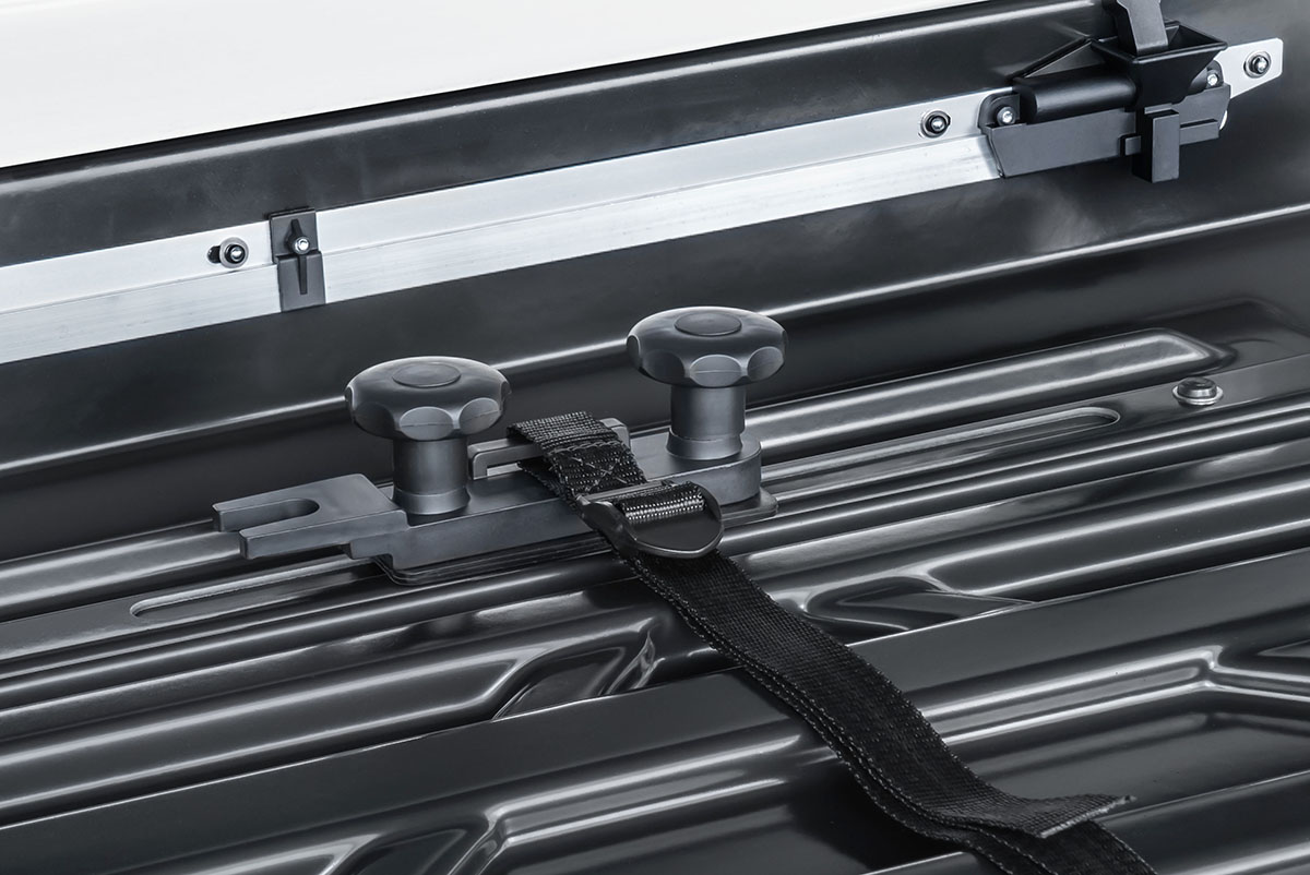 Бокс автомобильный на крышу Pentair RESORT 480L белый глянец, двусторонний