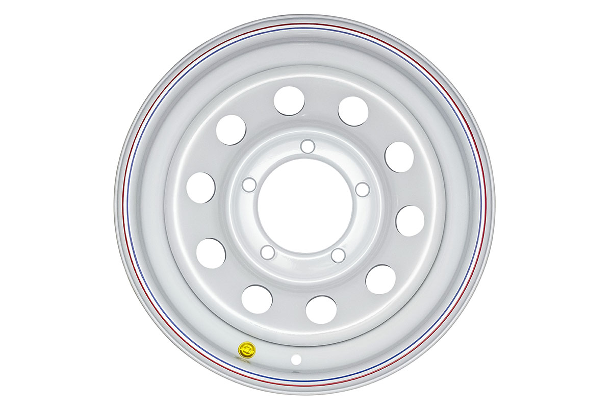 Диск усиленный УАЗ стальной белый 5x139,7 7xR15 d110 ET-3