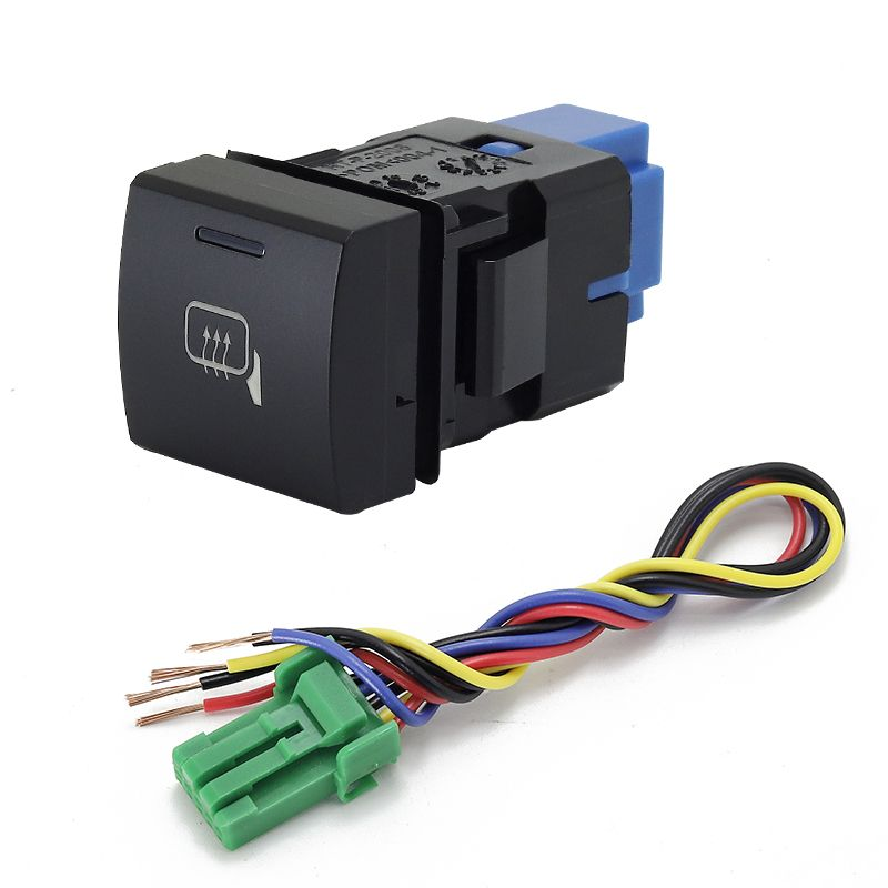 Кнопка ВКЛ/ВЫКЛ, голубой, подогрев зеркал TOYOTA 22x22