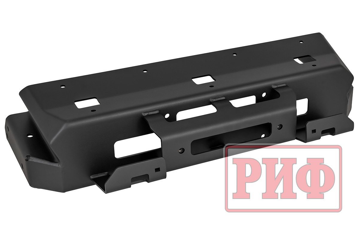 Площадка РИФ под лебёдку с защитой радиатора в штатный бампер RAM 1500 Rebel 2024+