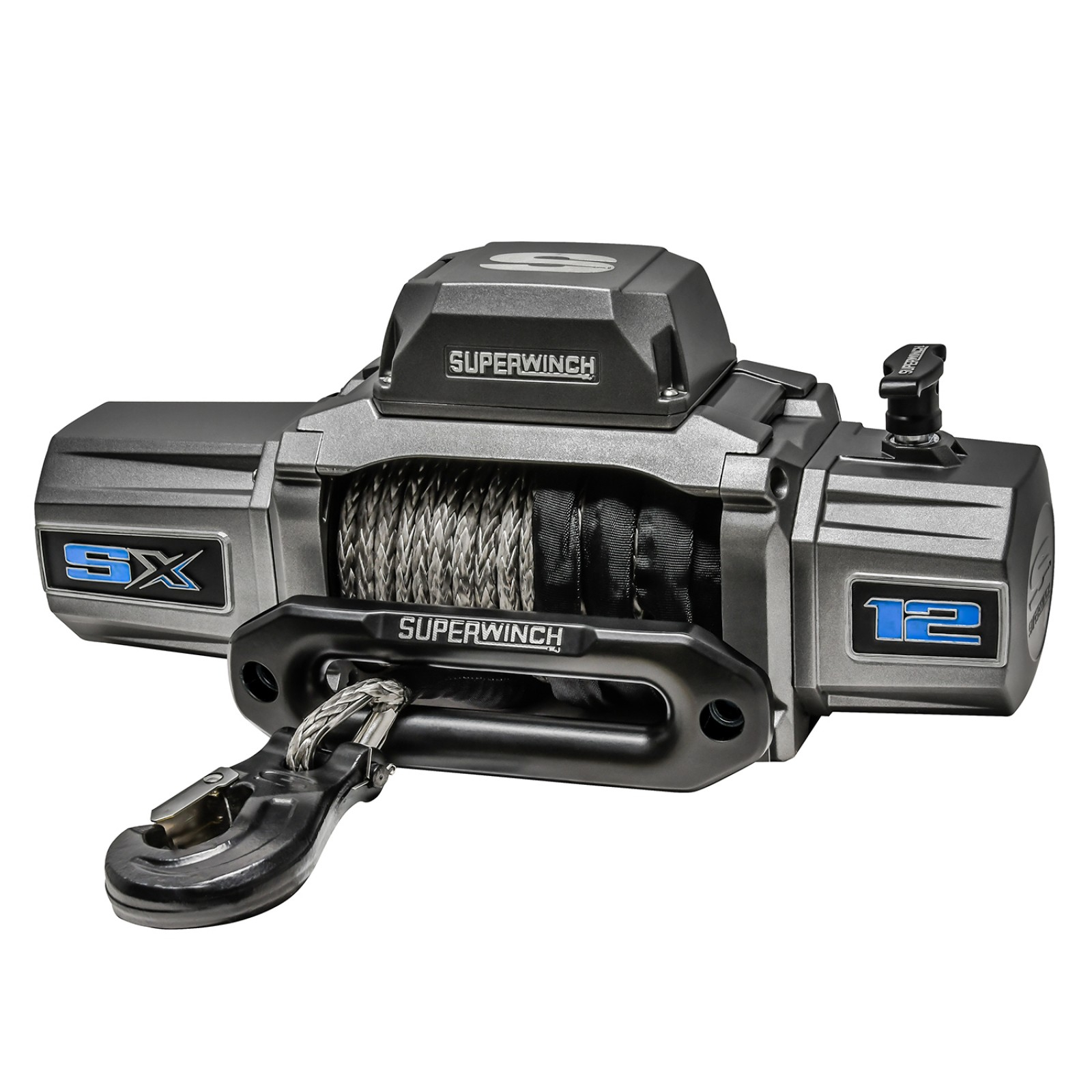 лебедка SUPERWINCH SX12SR (синтетический трос + радиопульт)