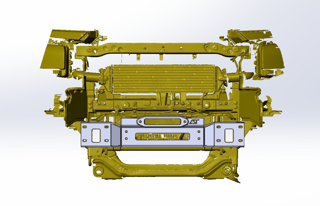 Площадка под лебёдку / установочный комплект лебедки MMC L200 шестое поколение (2023 - )