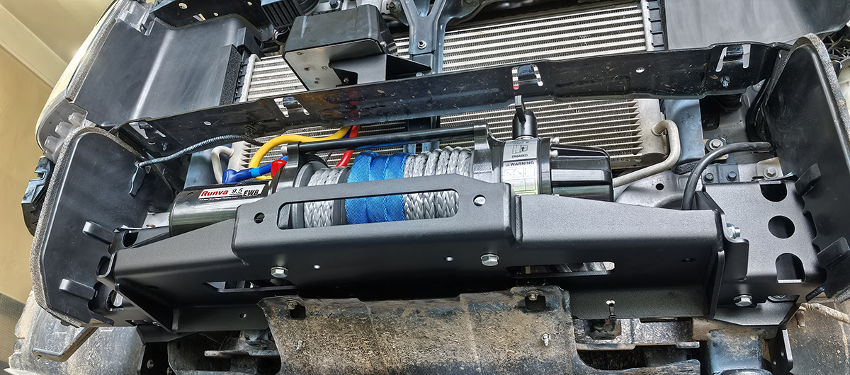 Площадка РИФ под лебёдку в штатный бампер Haval H5 2023+