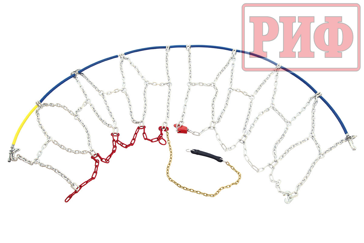 Цепи противоскольжения РИФ 4х4 "соты" 16 мм, 275/60R20 (к-т 2 шт.)