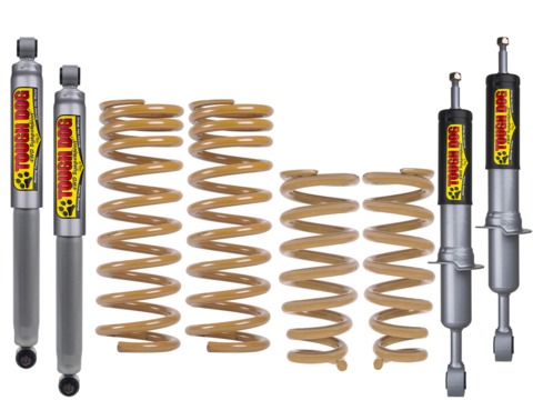 Лифт-комплект усиленной подвески Tough Dog для Toyota Land Cruiser Prado 150 LWB, тяжелая постоянная нагрузка 300 кг к ПСМ