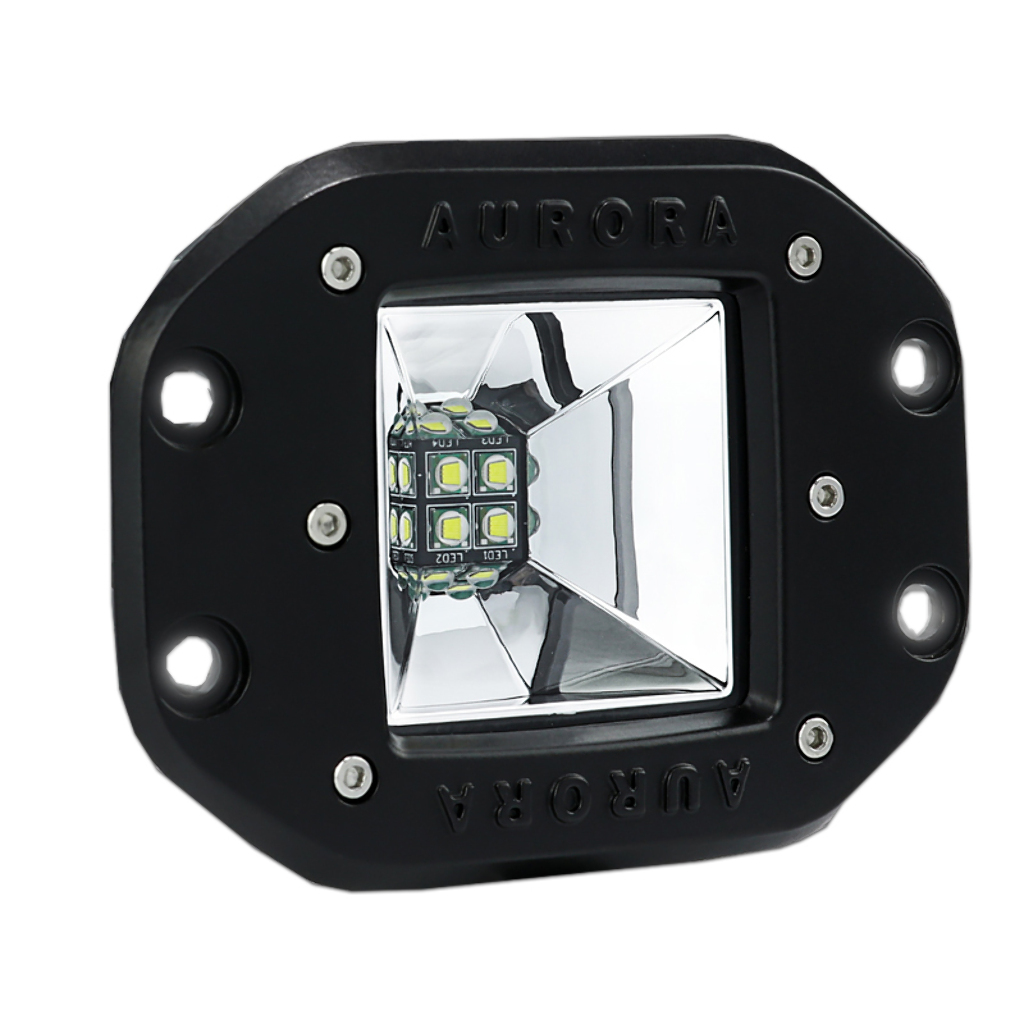 Светодиодная фара Aurora фара-врезная 9V-36V 3200Lm 40W 2.7A рабочий свет белый 