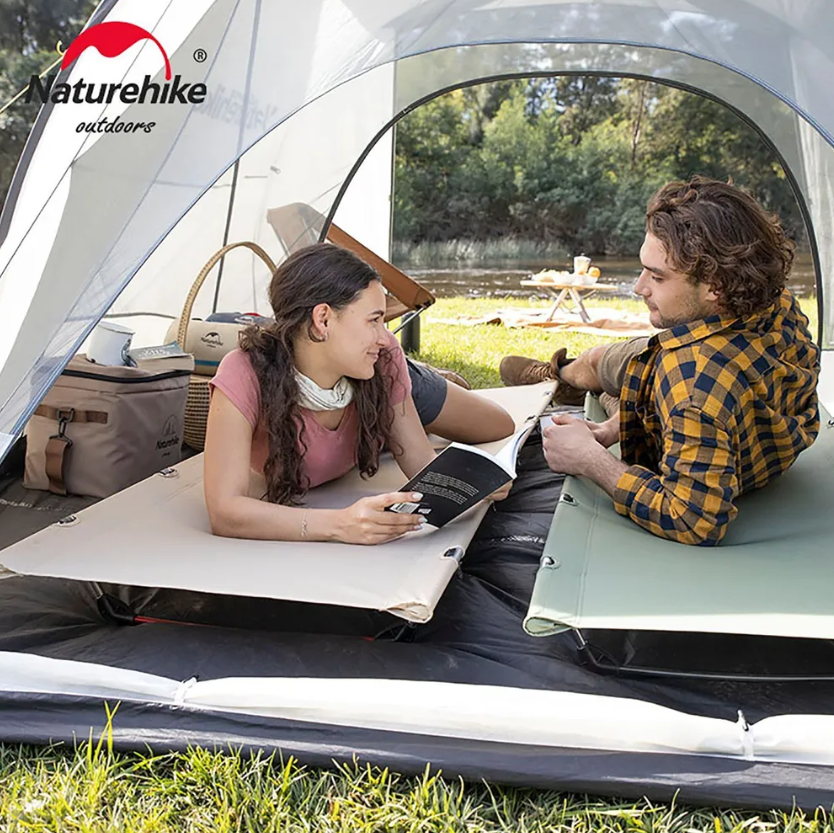 Раскладушка Naturehike XJC05, 190х65х15 см, до150 кг, зеленая