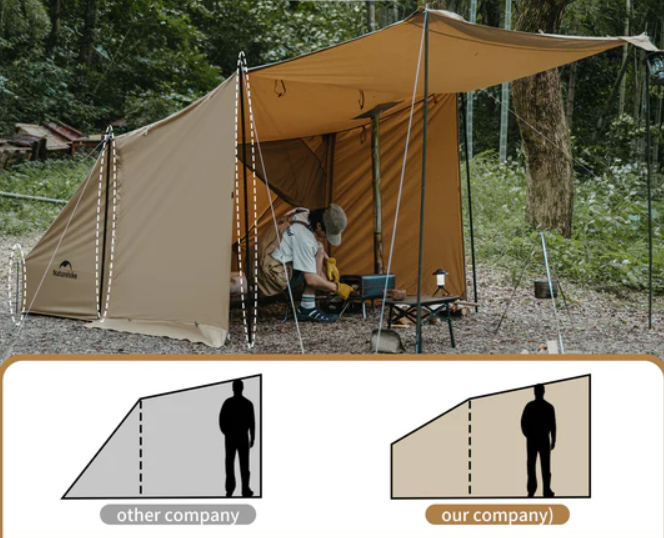 Палатка Naturehike Mountain Stream, 1-местная, алюминиевый каркас, бежевая