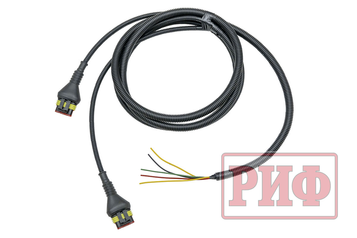 Бампер РИФ силовой задний Great Wall Poer с квадратом под фаркоп и фонарями
