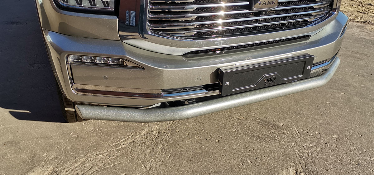 Бампер РИФ силовой передний/защита штатного бампера TANK 500 c защитой радиатора (устанавливается только с площадкой под лебёдку RIFT50-30000)