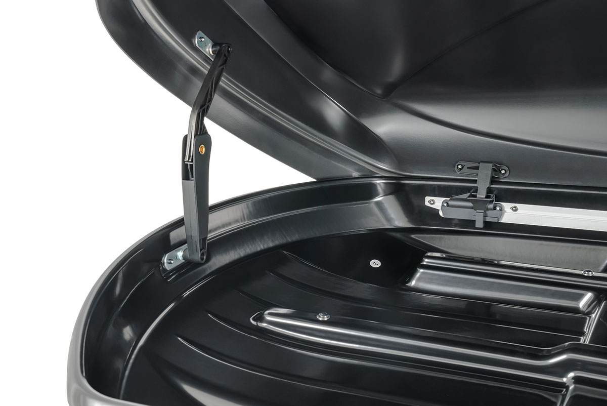 Бокс автомобильный на крышу Pentair COBRA 520L черный глянец, двусторонний