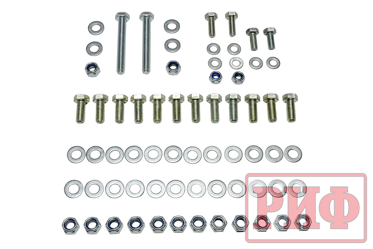 Площадка РИФ под лебёдку c защитой радиатора в штатный бампер Mitsubishi Pajero Sport 2015+ дизель