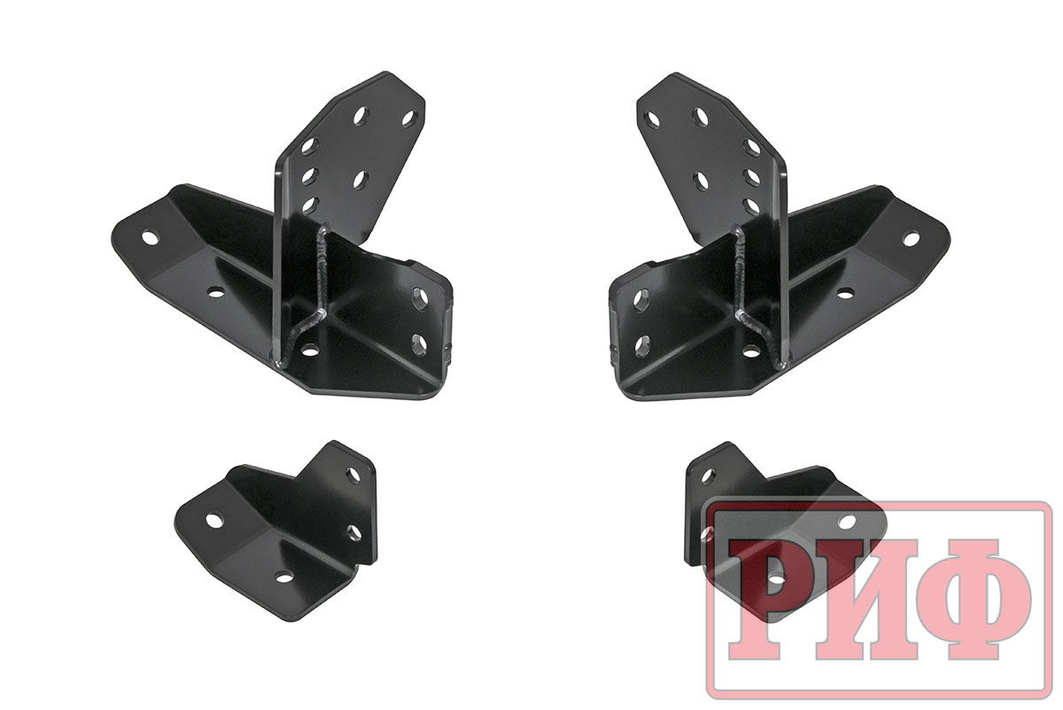 Бампер РИФ силовой передний Toyota Land Cruiser Prado 150 2017+ c защитой радиатора