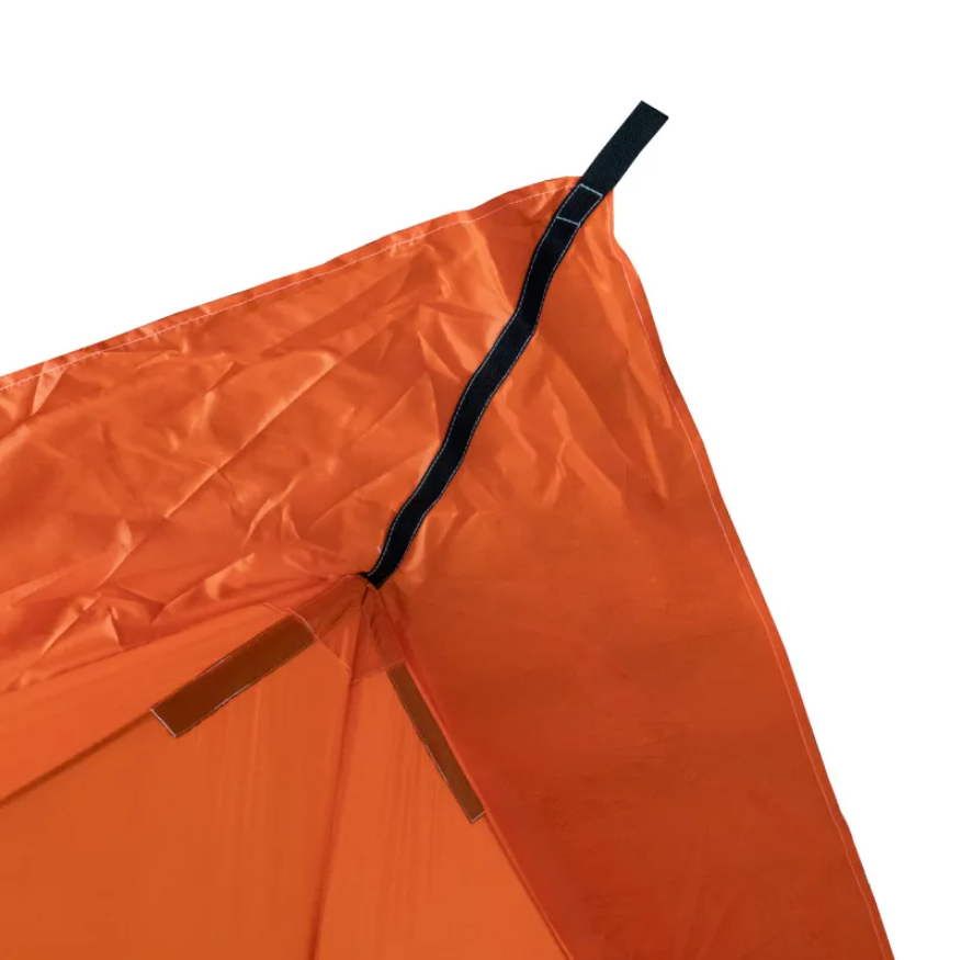 Палатка зимняя куб СЛЕДОПЫТ 2,1 х2,1 м, Oxford 210D PU 1000, оранжевый/белый