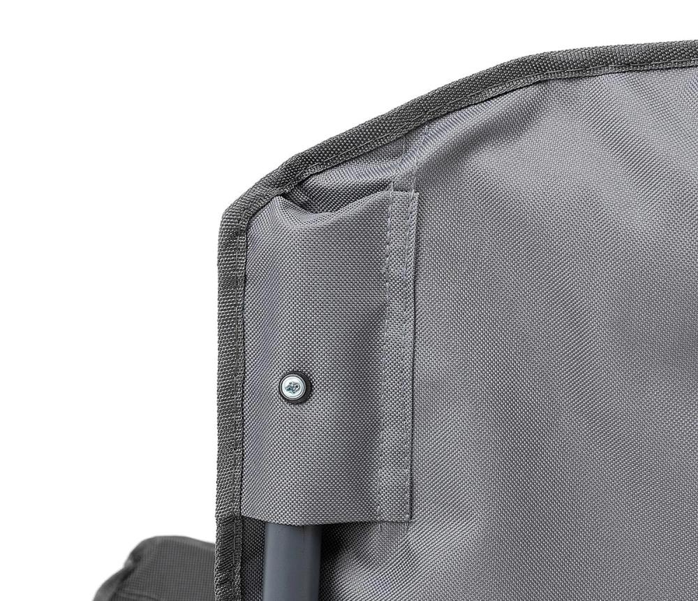 Кресло NISUS складное серое 150 кг.