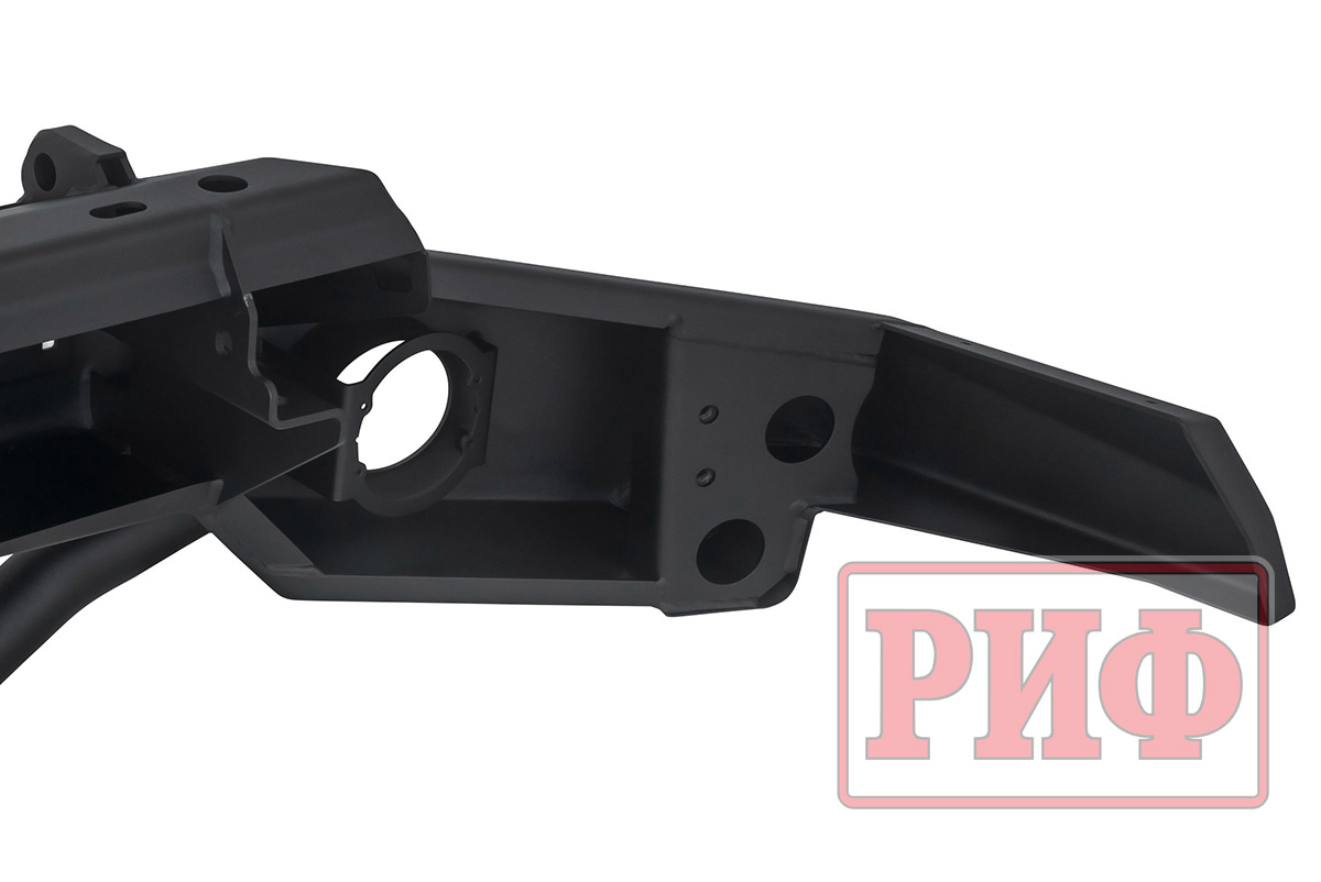 Бампер РИФ силовой передний для ГАЗ Соболь NN 4x4 под штатные фары, с центральной защитной дугой, стандарт