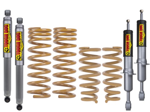 Лифт-комплект усиленной подвески Tough Dog для Toyota Land Cruiser Prado 95, средняя нагрузка 0-300 кг к ПСМ, лифт 40 мм