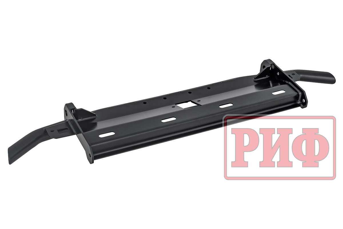 Бампер РИФ силовой задний/защита штатного бампера Lada Niva Travel с возможностью установки фаркопа