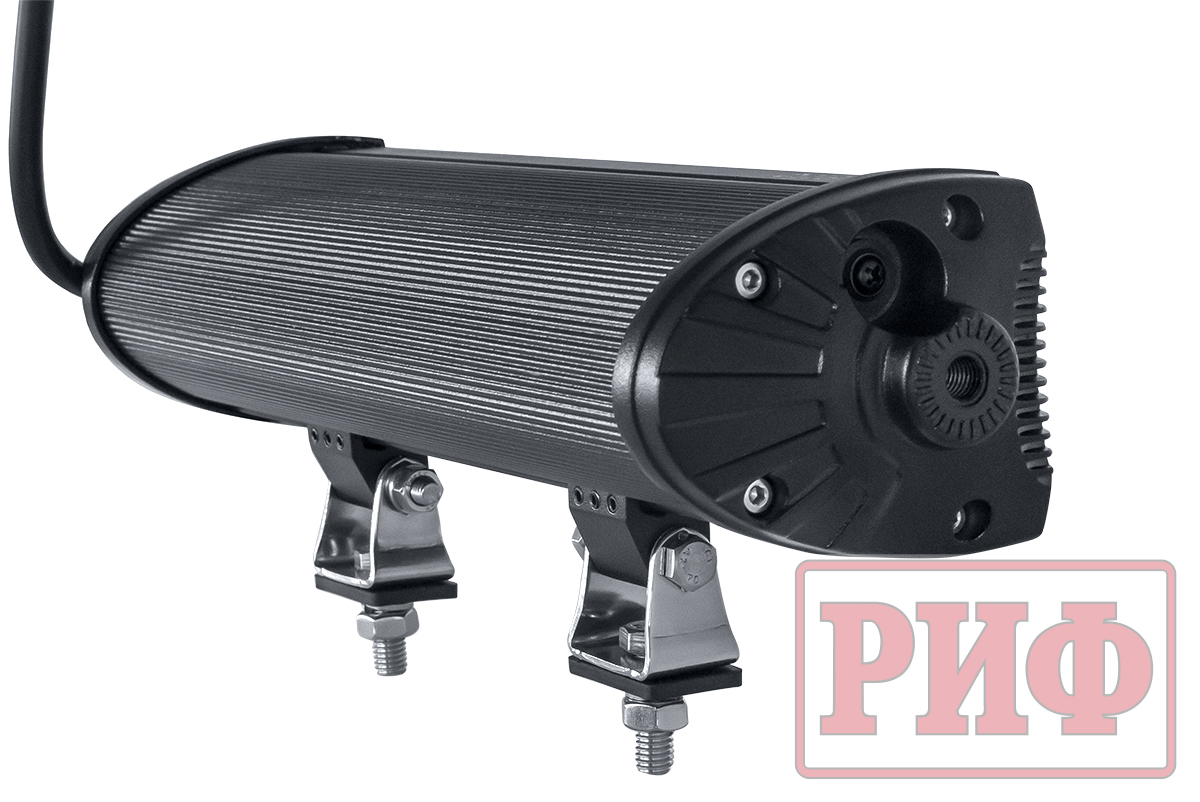 Светодиодная фара водительского света РИФ с ДХО 307 мм 64W
