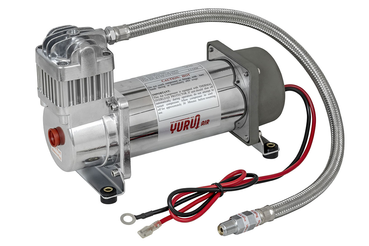 Компрессор автомобильный стационарный YURUI 12В 65 л/мин 10,2 атм