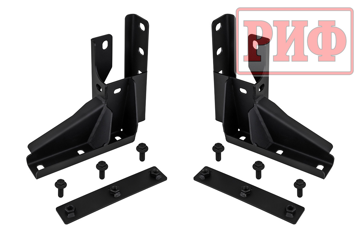 Бампер РИФ передний Toyota LC105 с доп. фарами без кенгурина