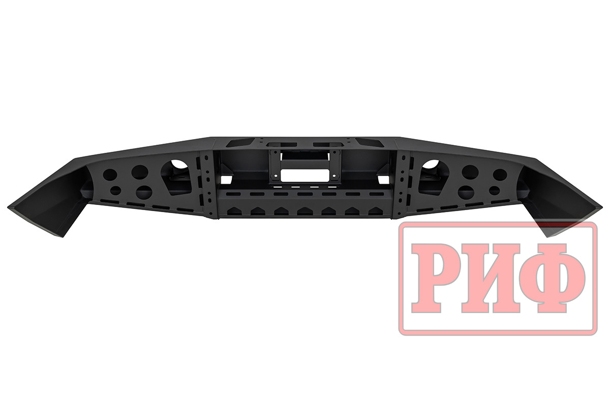 Бампер РИФ передний Toyota LC105 с доп. фарами без кенгурина