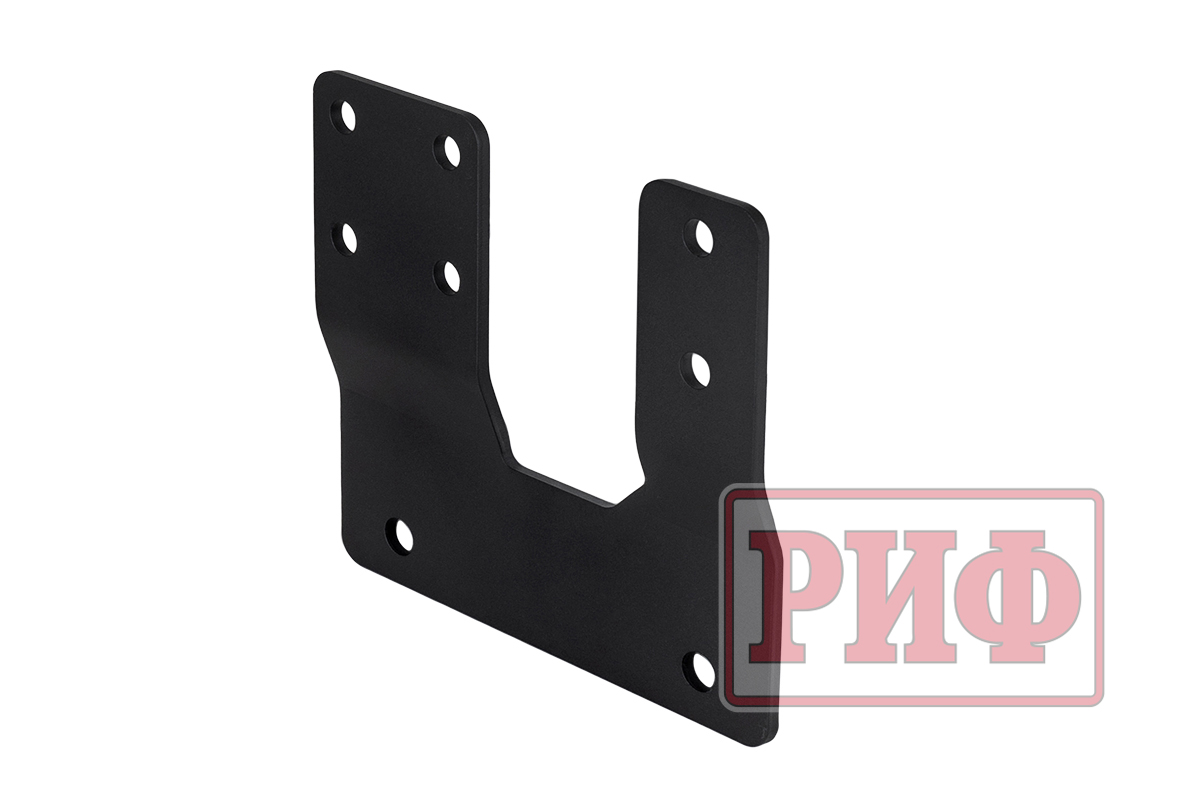 Бампер РИФ силовой задний для ГАЗ Соболь NN 4x4 с фонарями, возможностью установки фаркопа, стандарт