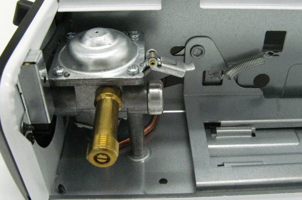 Плита газовая портативная "СЛЕДОПЫТ - PoweR" (с переходником), нержавеющая сталь