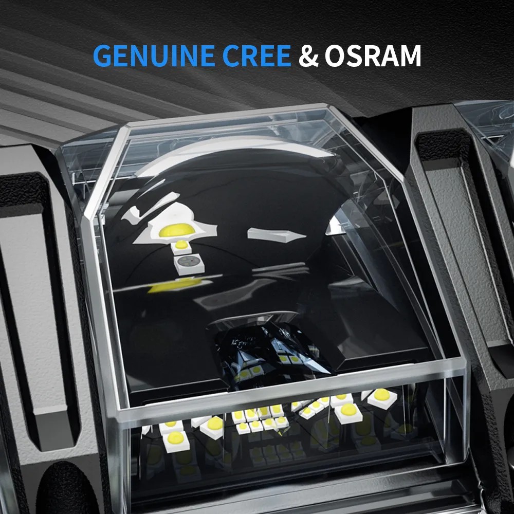 Светодиодная фара комбинированного света AURORA 1016 мм 496W LED с RGB подсветкой