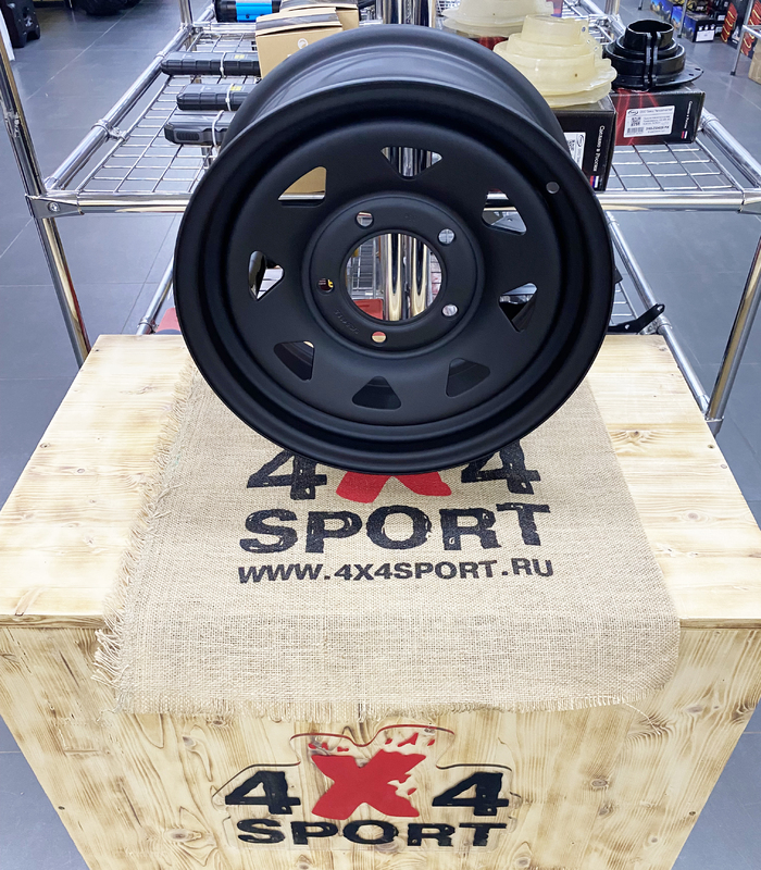 Диск колесный стальной штампованный ORW 62M, 5x139.7, 15x7, ET30, ЦО 98.5, черный матовый