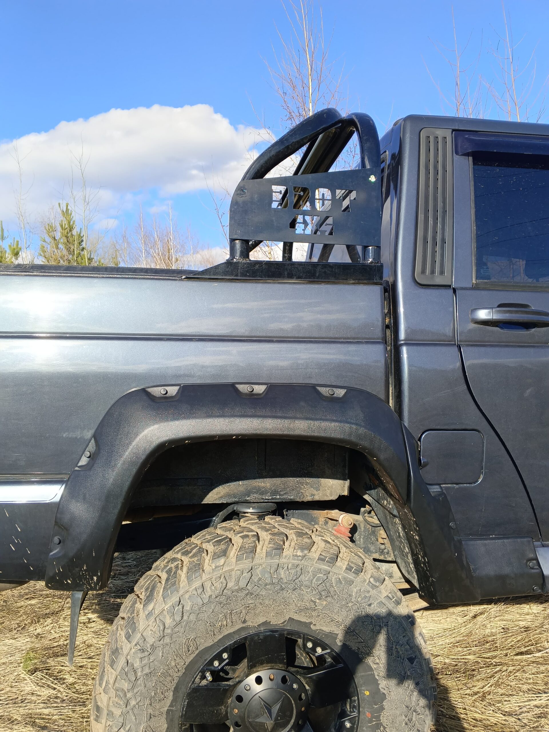 Расширители колёсных арок УАЗ Пикап NEW (с накладками на бампер) рестайлинг