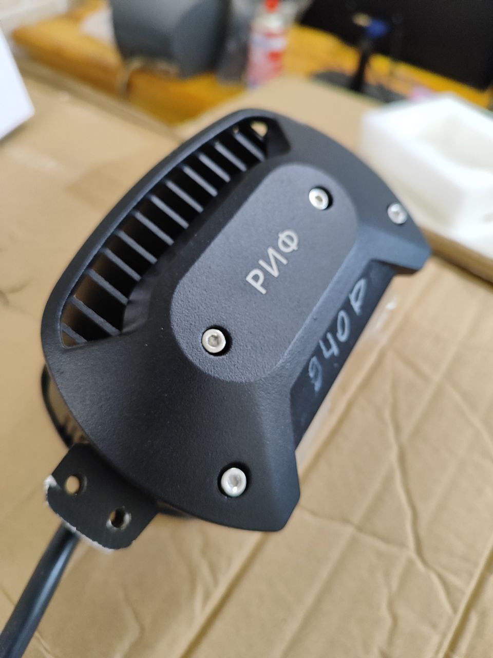 Светодиодная фара дальнего света РИФ 99 мм 36W LED (уценка)