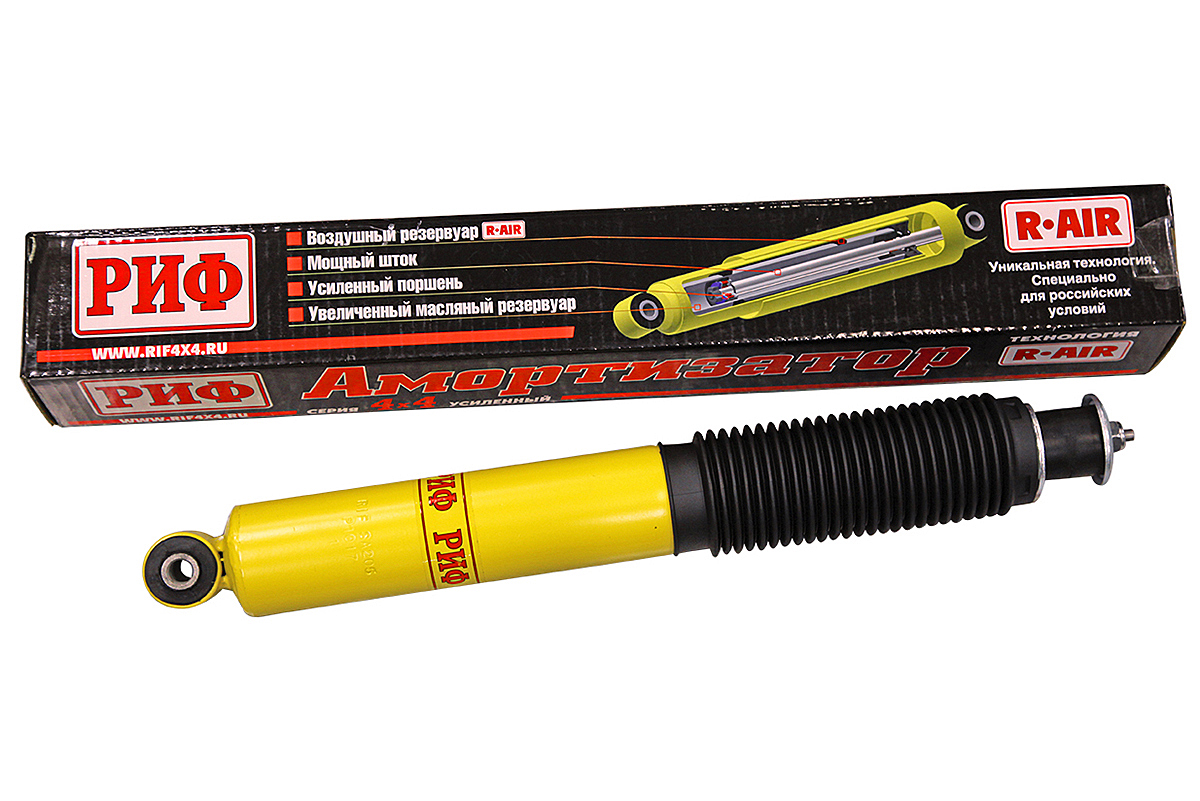 Амортизатор усиленный РИФ передний УАЗ Патриот лифт 50 мм
