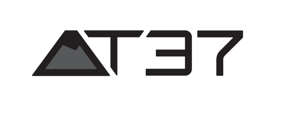 Эмблема объемная AT37 черные буквы/серая заливка