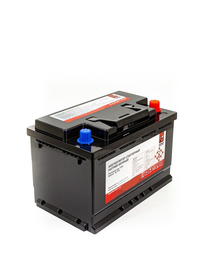 Аккумулятор стартерный натрий-ионный Na+ (пусковой ток 720А, аналог 6СТ75)